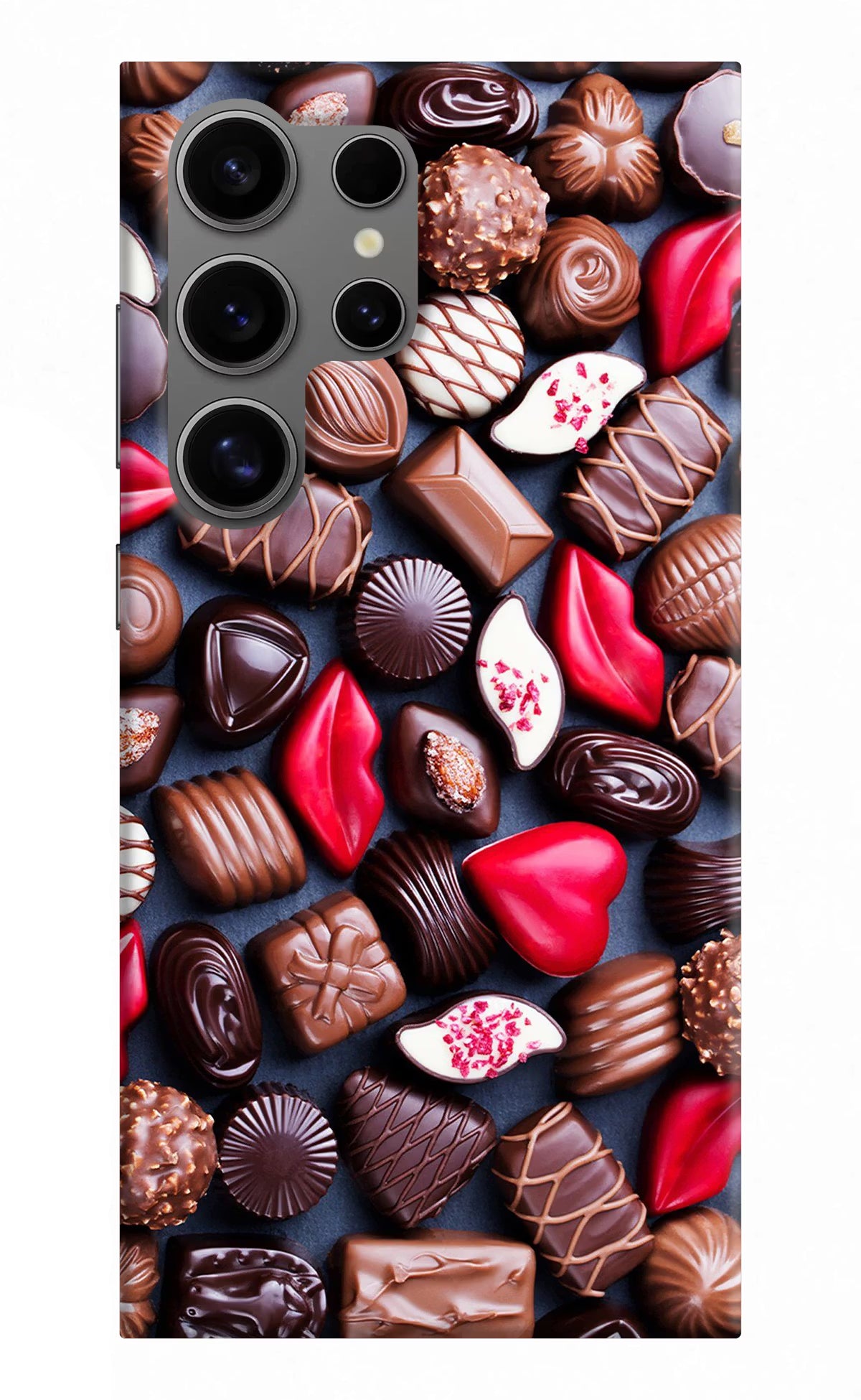 Chocolates Samsung S24 Ultra Hard Case Back Cover by Casekaro