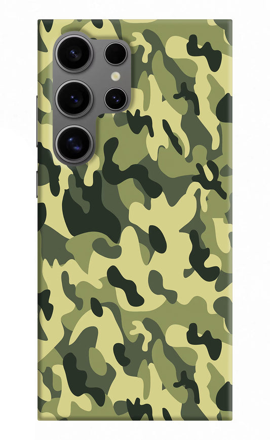 Camouflage Samsung S24 Ultra Hard Case Back Cover by Casekaro