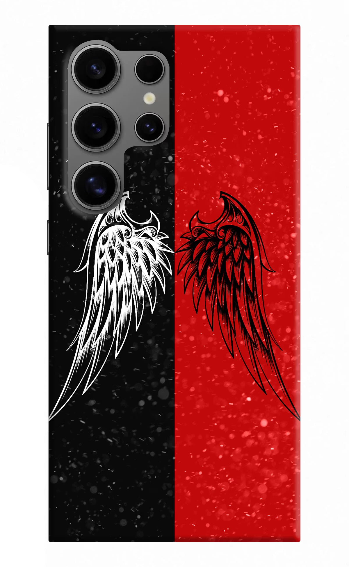 Wings Samsung S24 Ultra Hard Case Back Cover by Casekaro