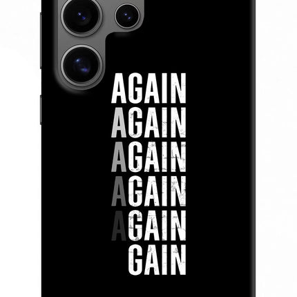 Again Again Gain Samsung S24 Ultra Hard Case Back Cover by Casekaro