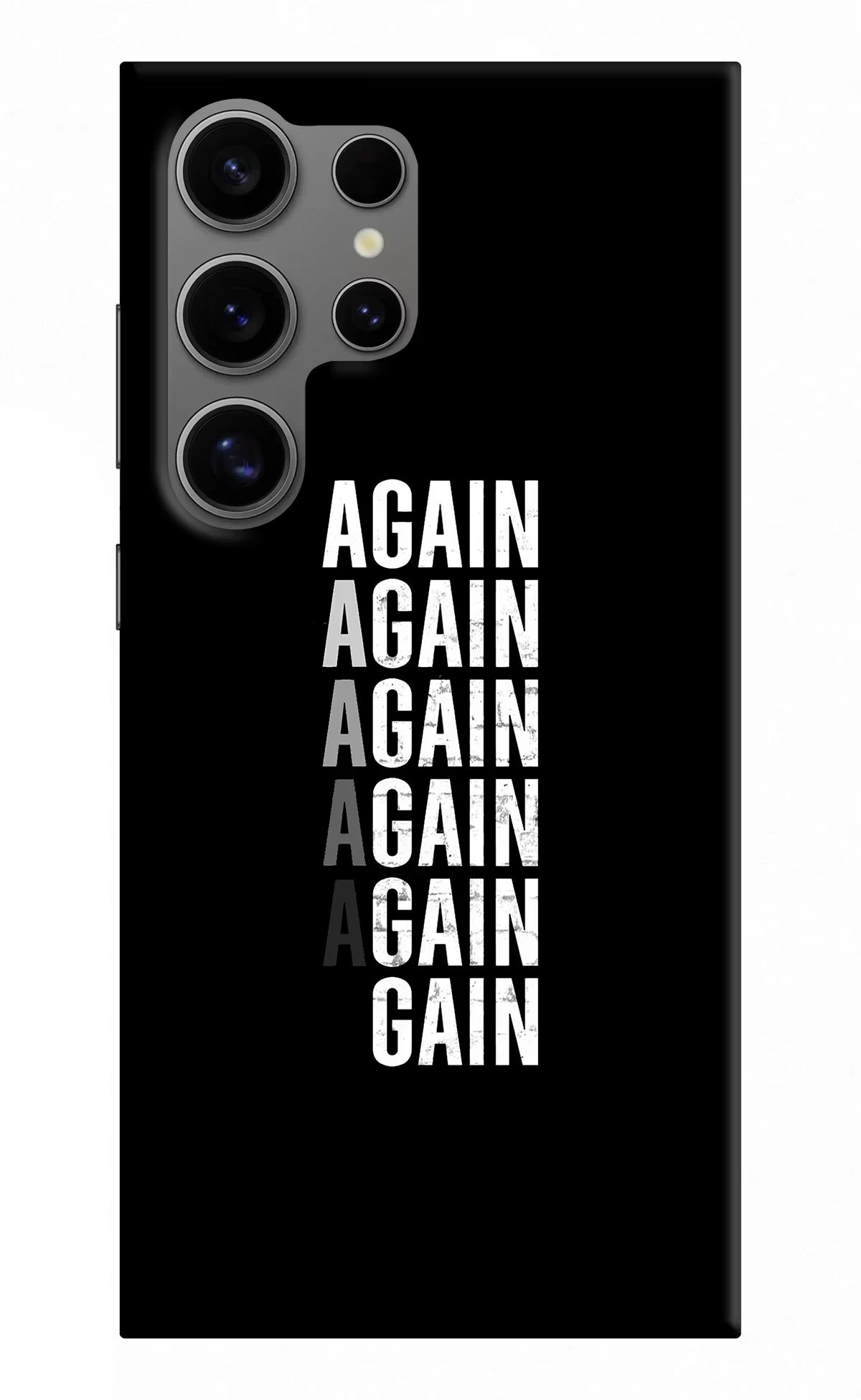 Again Again Gain Samsung S24 Ultra Hard Case Back Cover by Casekaro