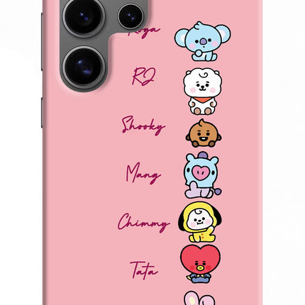 BTS names Samsung S24 Ultra Hard Case Back Cover by Casekaro