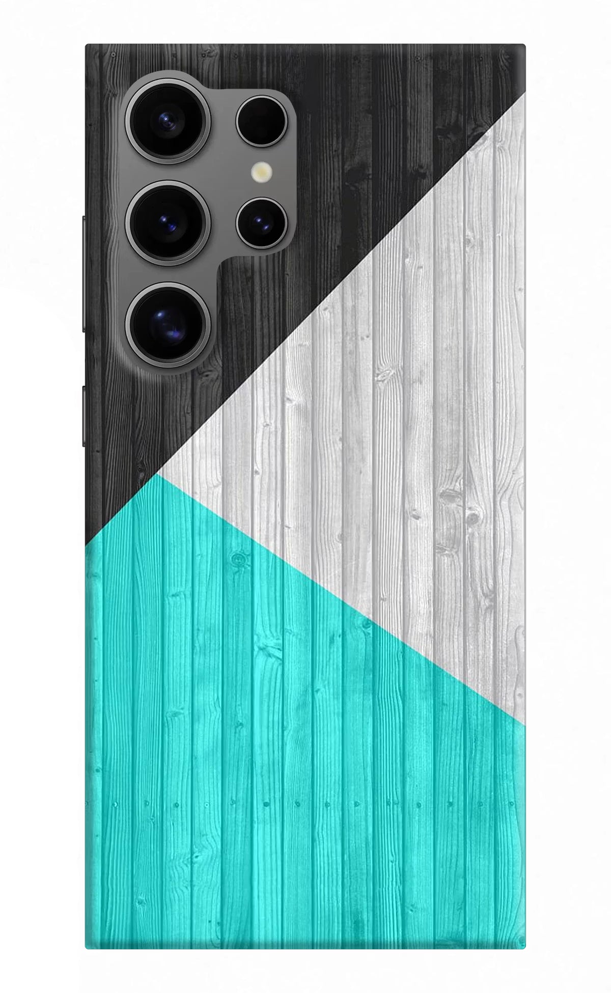 Wooden Abstract Samsung S24 Ultra Hard Case Back Cover by Casekaro