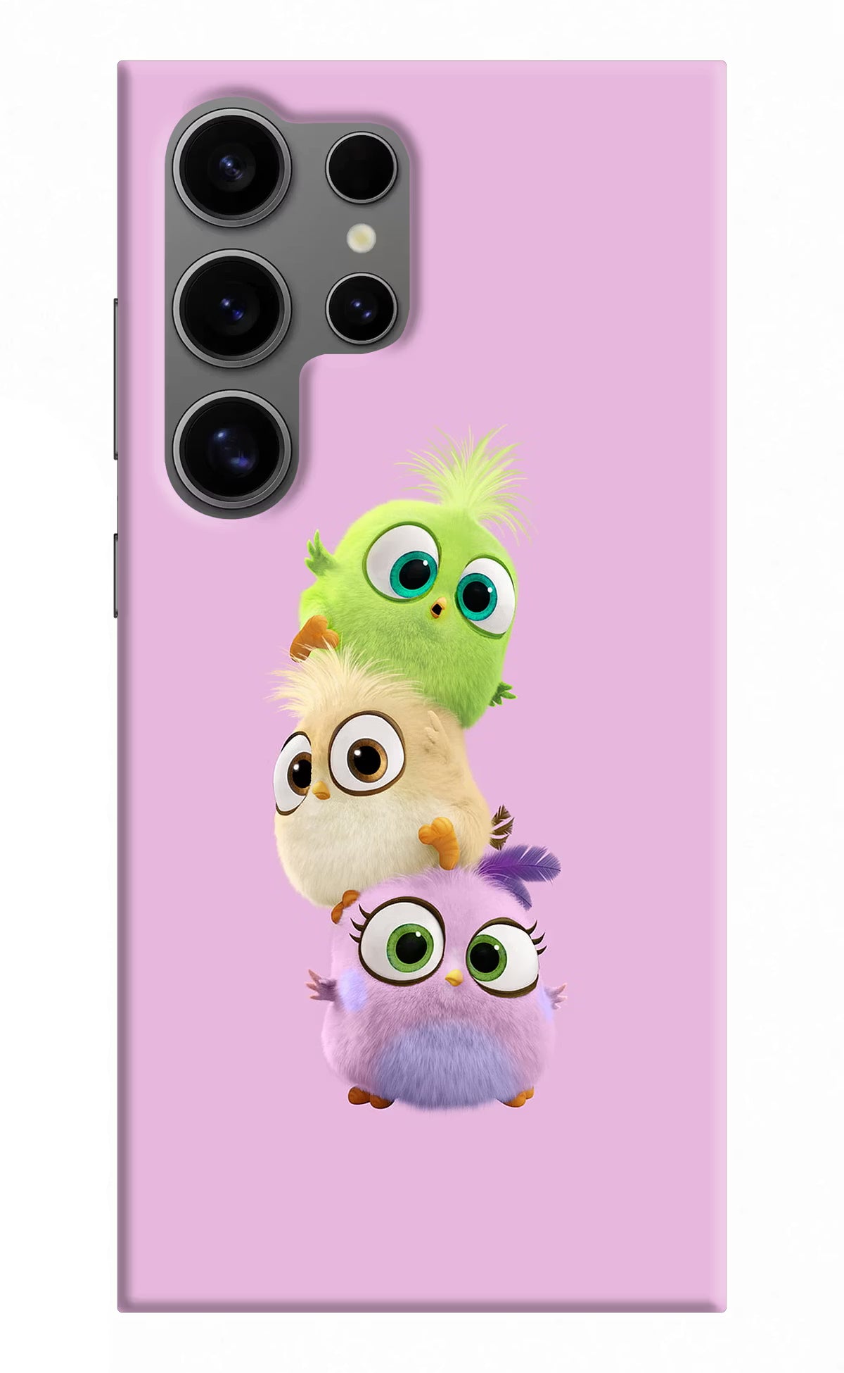Cute Little Birds Samsung S24 Ultra Hard Case Back Cover by Casekaro