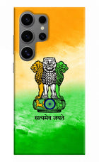Satyamev Jayate Flag Samsung S24 Ultra Hard Case Back Cover by Casekaro