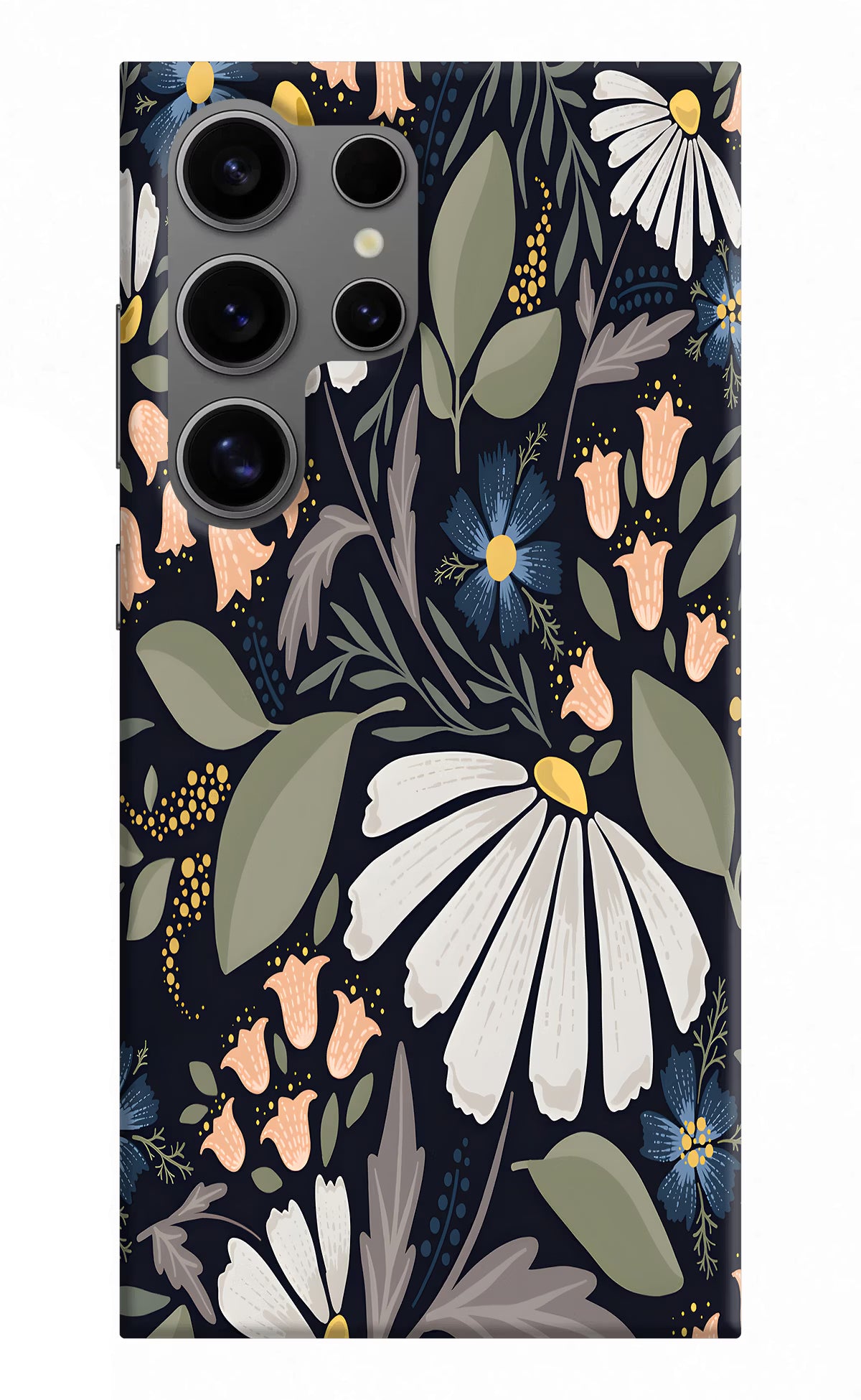 Flowers Art Samsung S24 Ultra Hard Case Back Cover by Casekaro