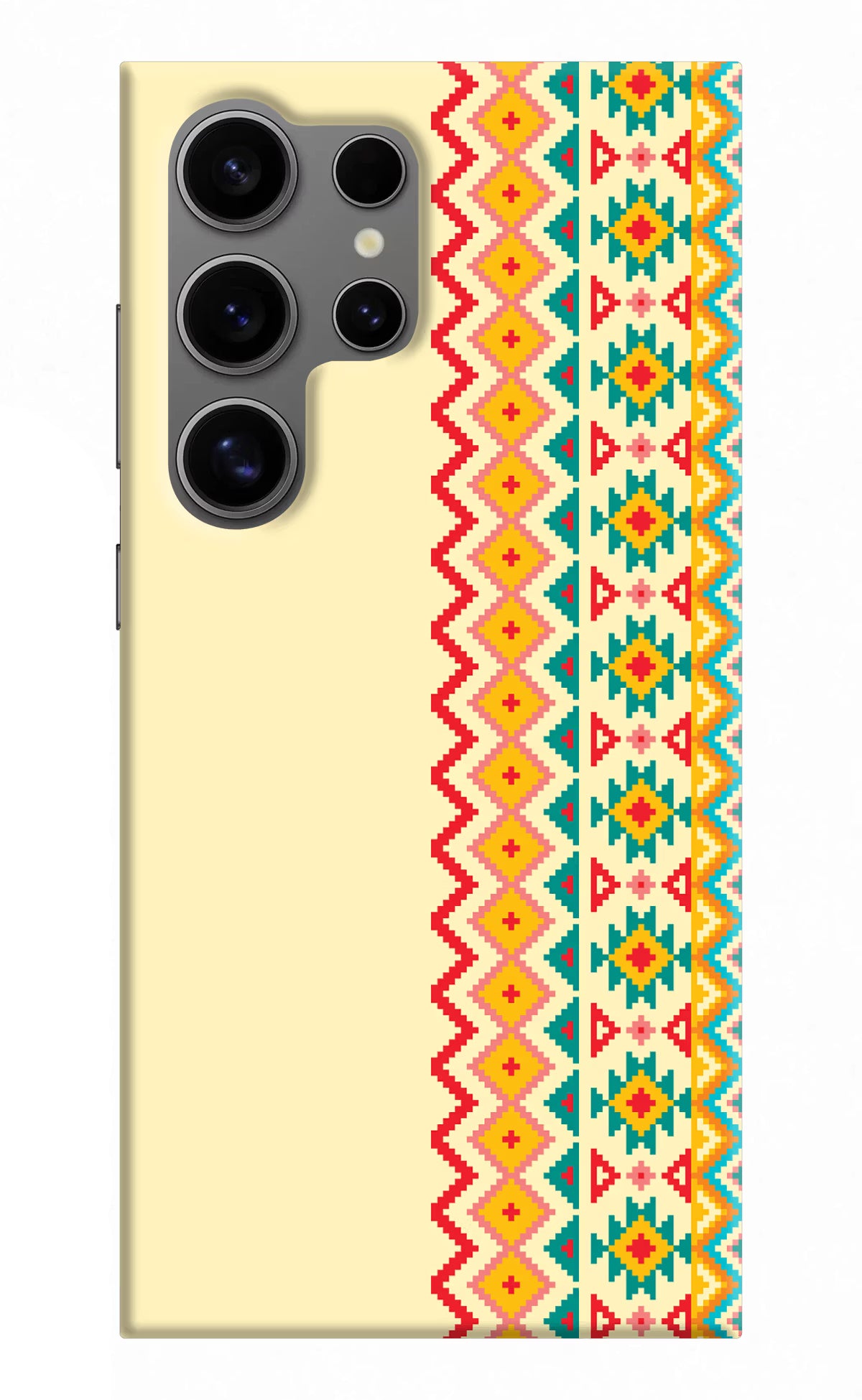 Ethnic Seamless Samsung S24 Ultra Hard Case Back Cover by Casekaro