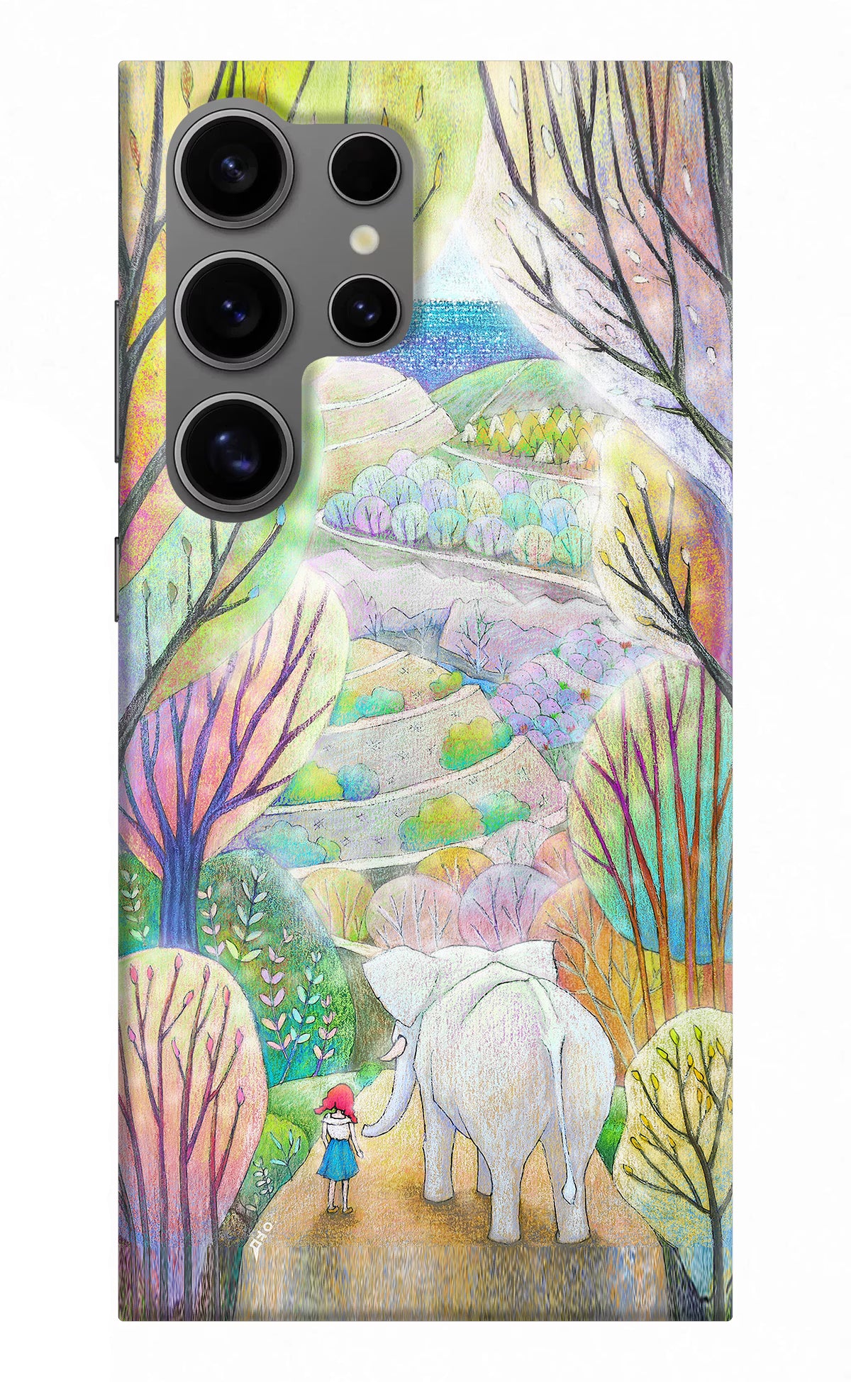 Nature Painting Samsung S24 Ultra Hard Case Back Cover by Casekaro