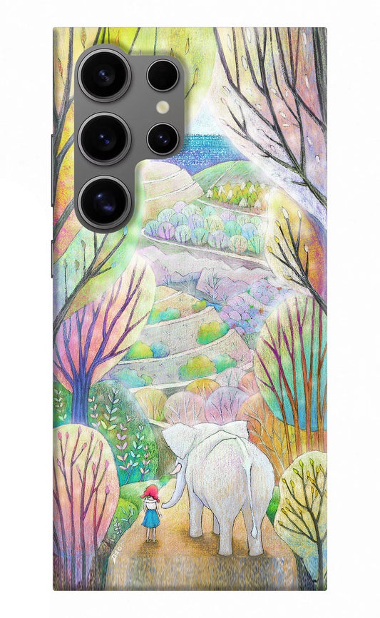 Nature Painting Samsung S24 Ultra Hard Case Back Cover by Casekaro