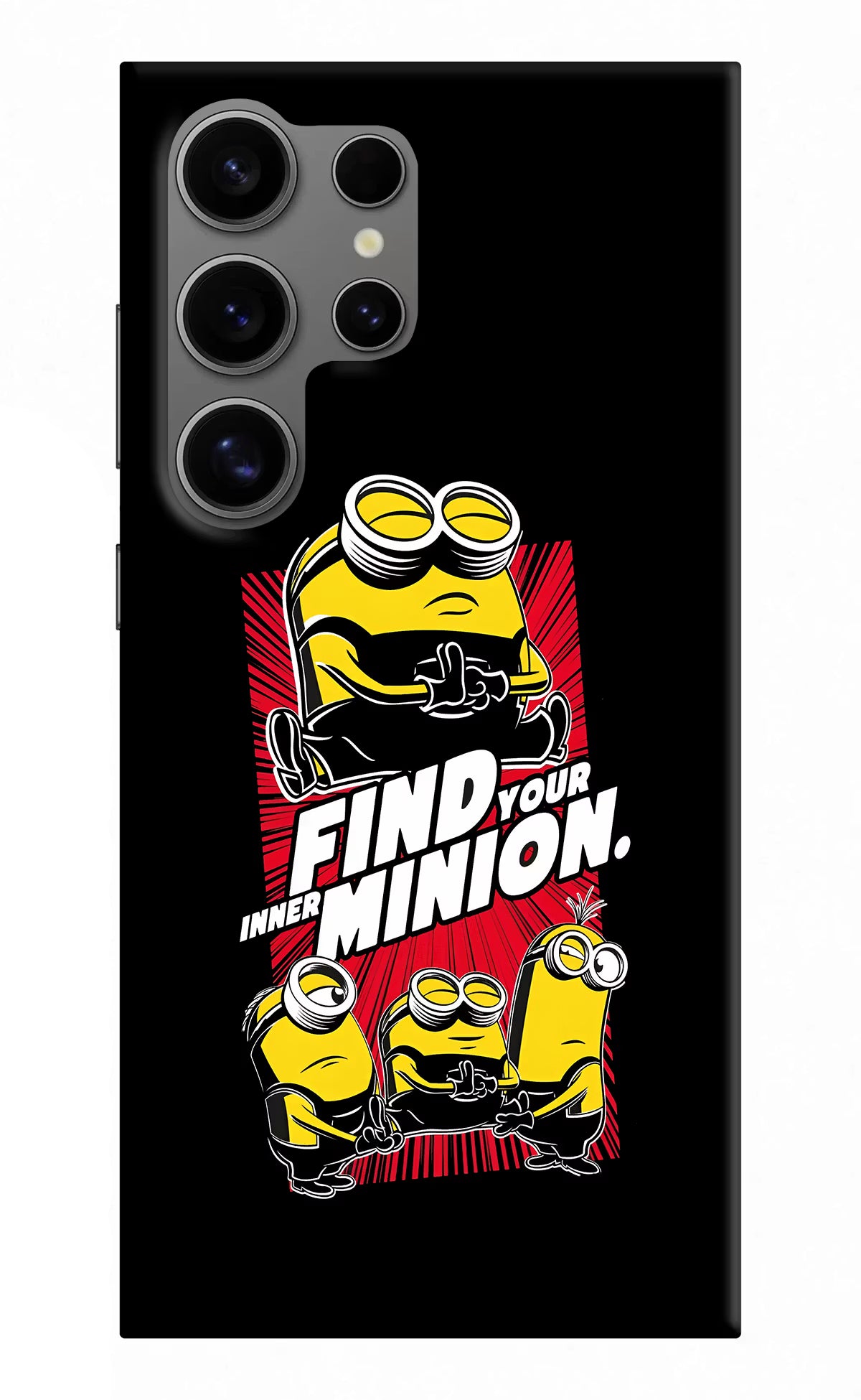 Find your inner Minion Samsung S24 Ultra Hard Case Back Cover by Casekaro