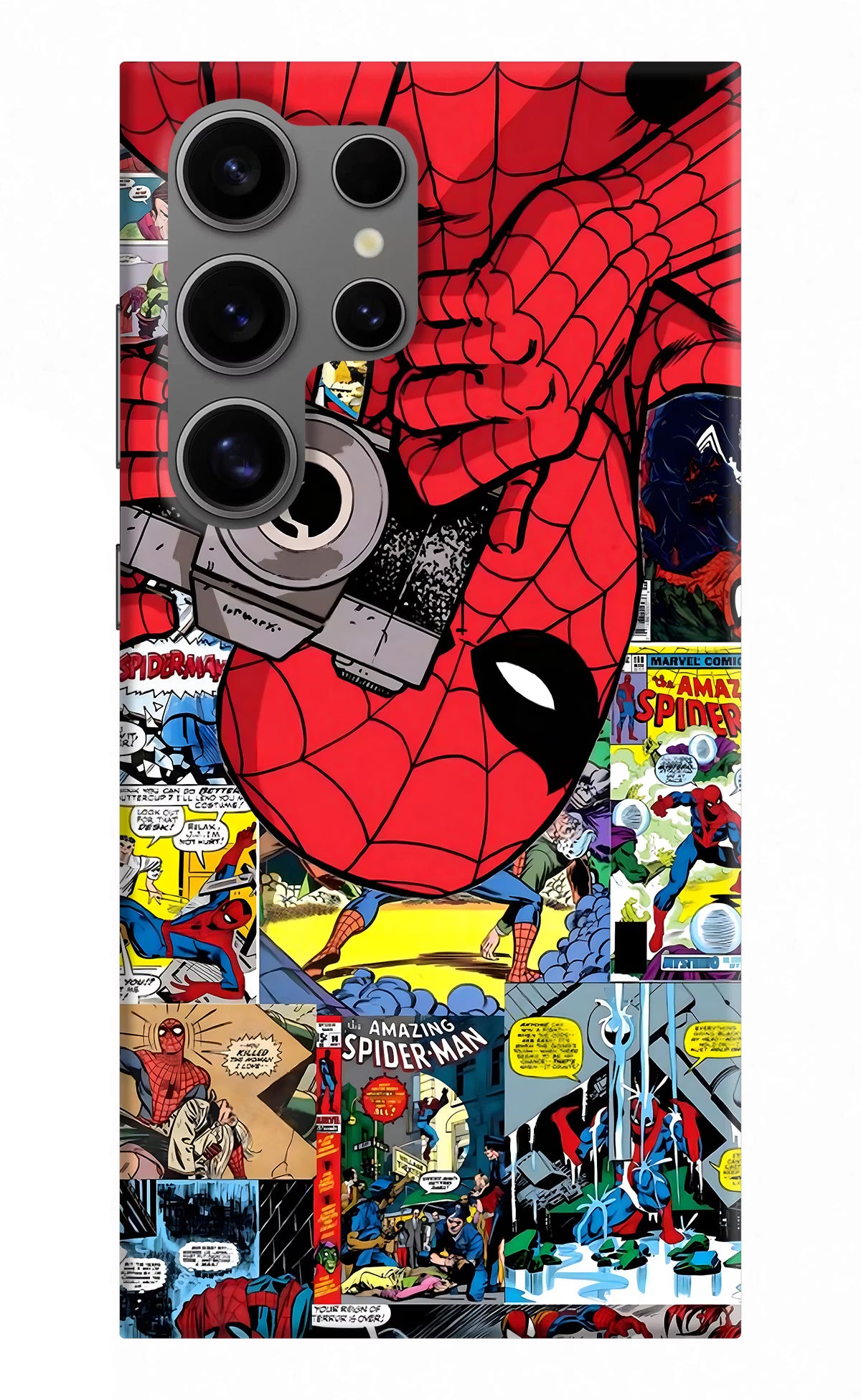 Spider Man Samsung S24 Ultra Hard Case Back Cover by Casekaro