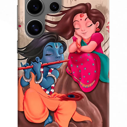 Radhe Krishna Samsung S24 Ultra Hard Case Back Cover by Casekaro