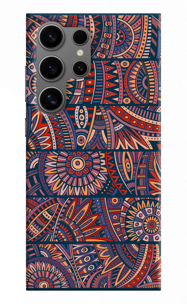 African Culture Design Samsung S24 Ultra Hard Case Back Cover by Casekaro