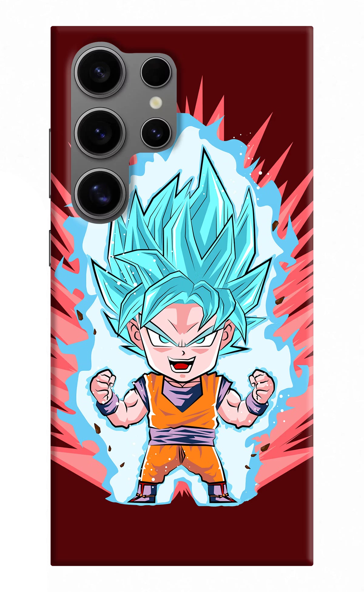 Goku Little Samsung S24 Ultra Hard Case Back Cover by Casekaro
