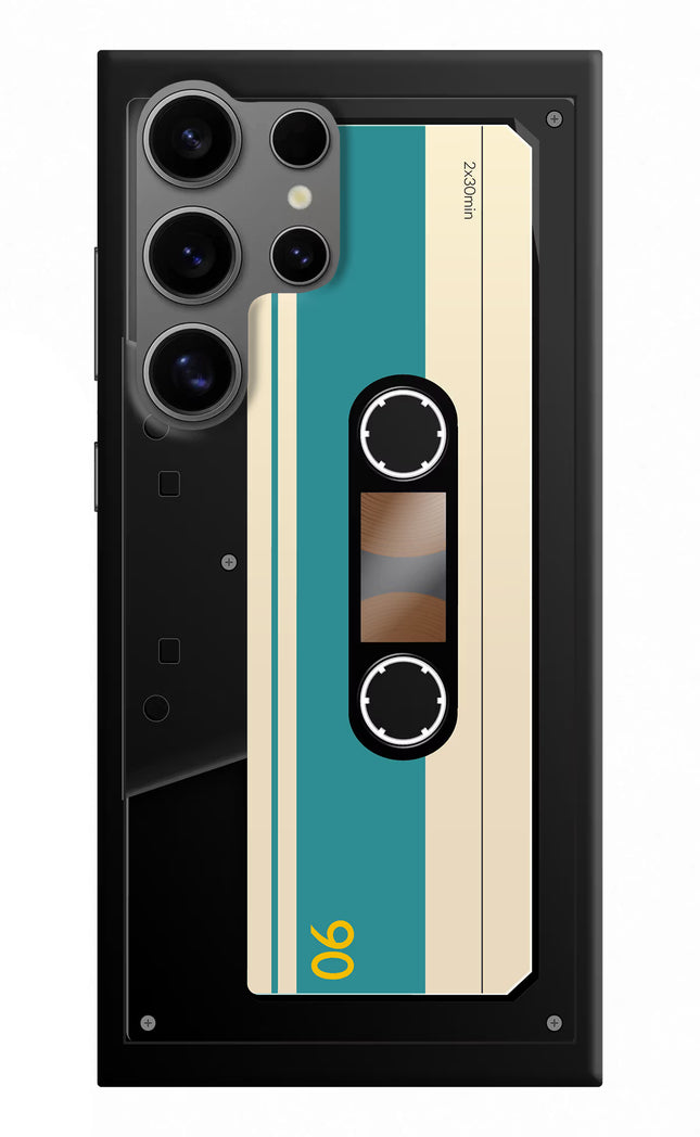 Cassette Samsung S24 Ultra Hard Case Back Cover by Casekaro