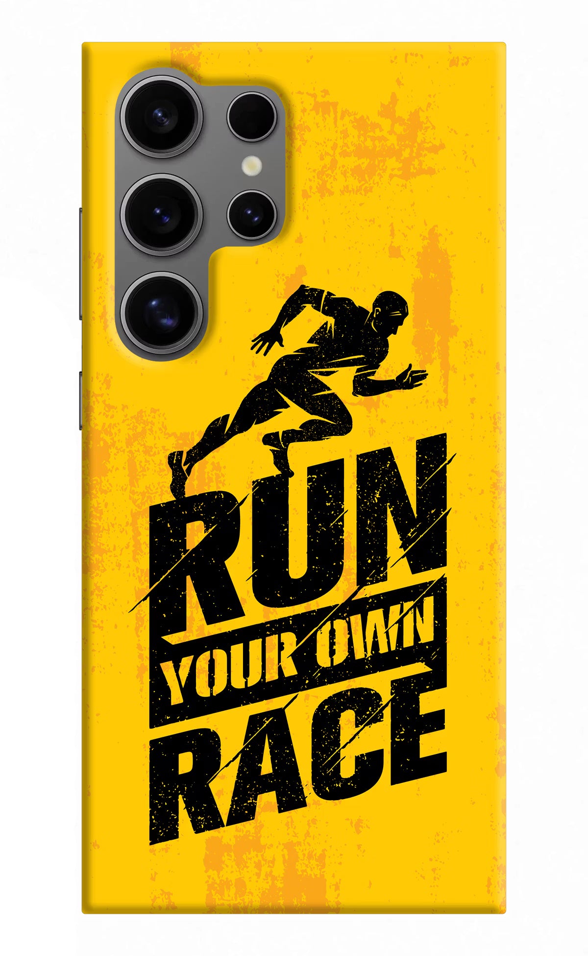 Run Your Own Race Samsung S24 Ultra Hard Case Back Cover by Casekaro