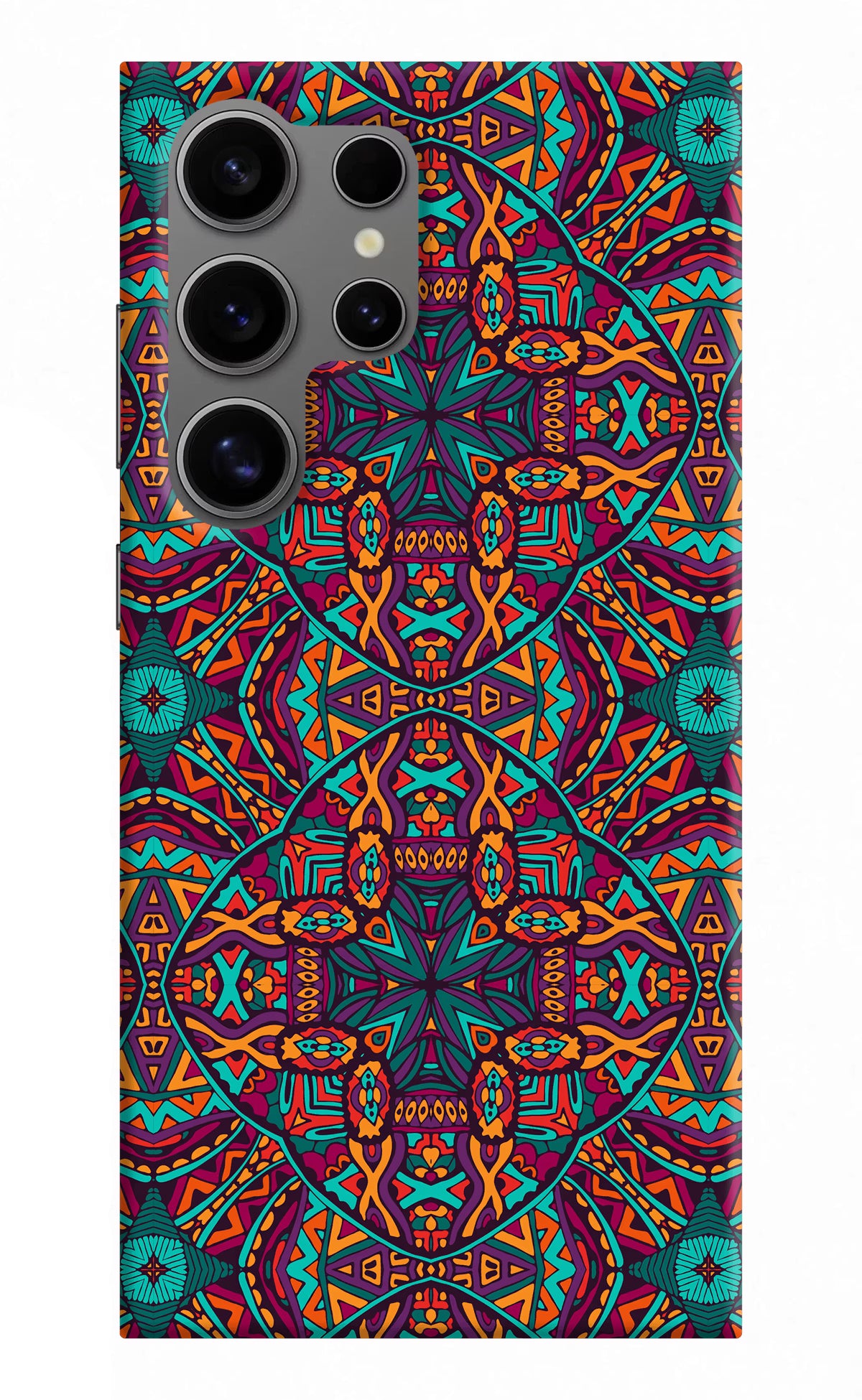 Colour Mandala Samsung S24 Ultra Hard Case Back Cover by Casekaro