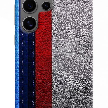 BMW Stripes Samsung S24 Ultra Hard Case Back Cover by Casekaro
