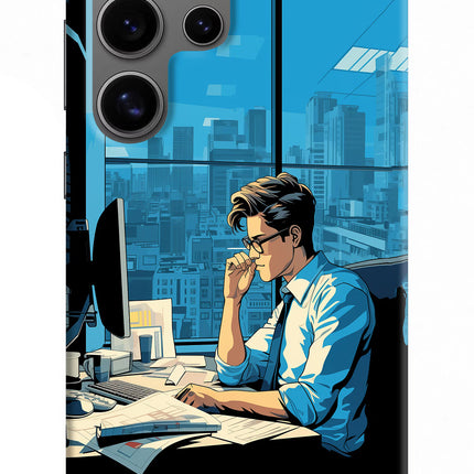 Focused Hustler (AI Generated) Samsung S24 Ultra Hard Case Back Cover by Casekaro