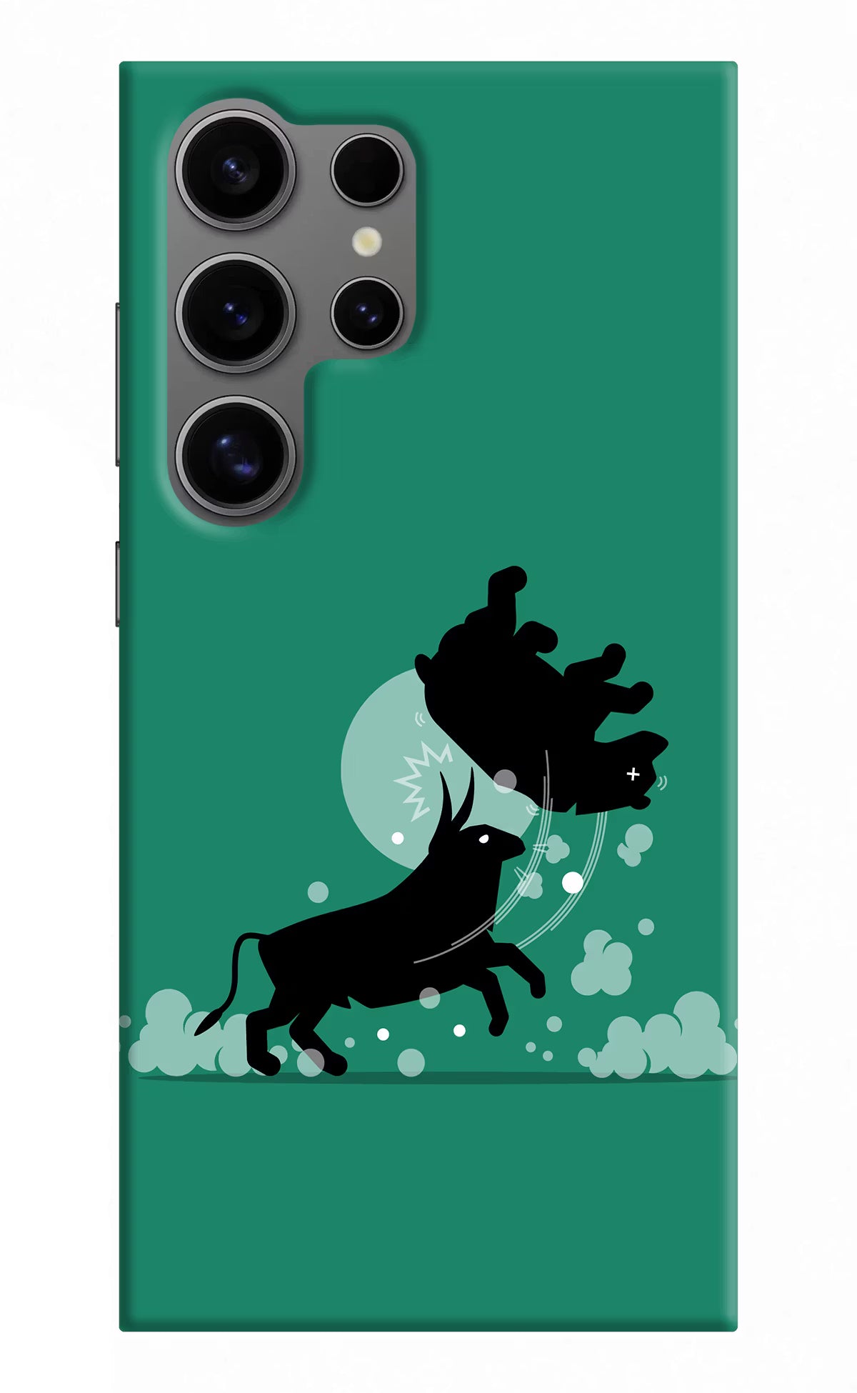 Bull Conqueror Samsung S24 Ultra Hard Case Back Cover by Casekaro