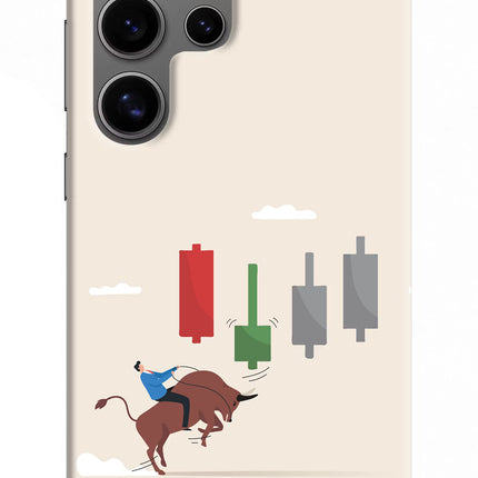Bull Trading Momentum Samsung S24 Ultra Hard Case Back Cover by Casekaro