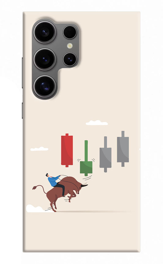 Bull Trading Momentum Samsung S24 Ultra Hard Case Back Cover by Casekaro