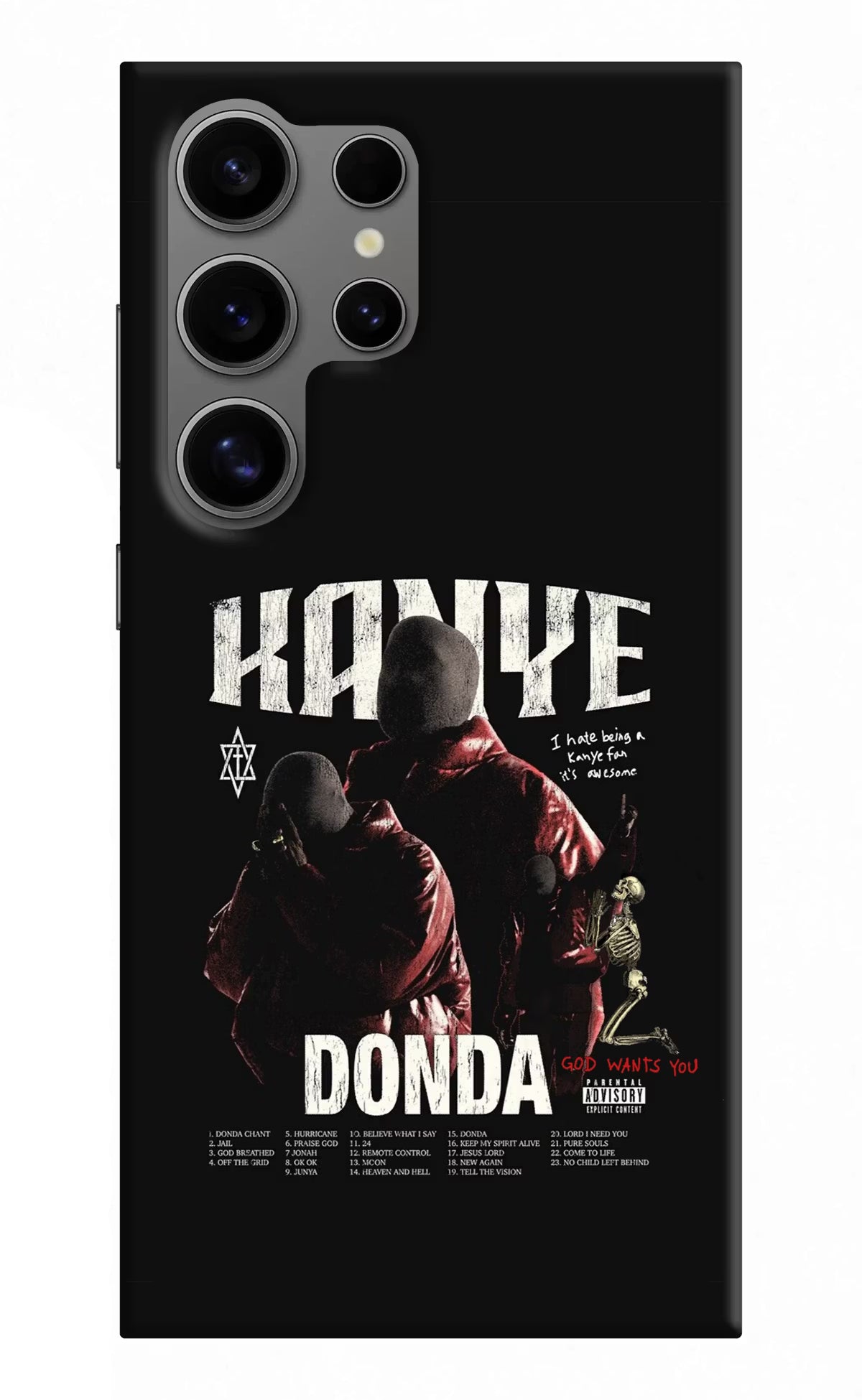 Donda Kanye West Samsung S24 Ultra Hard Case Back Cover by Casekaro