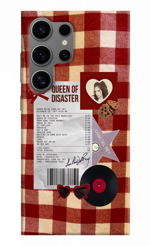 Queen of Disaster Samsung S24 Ultra Hard Case Back Cover by Casekaro