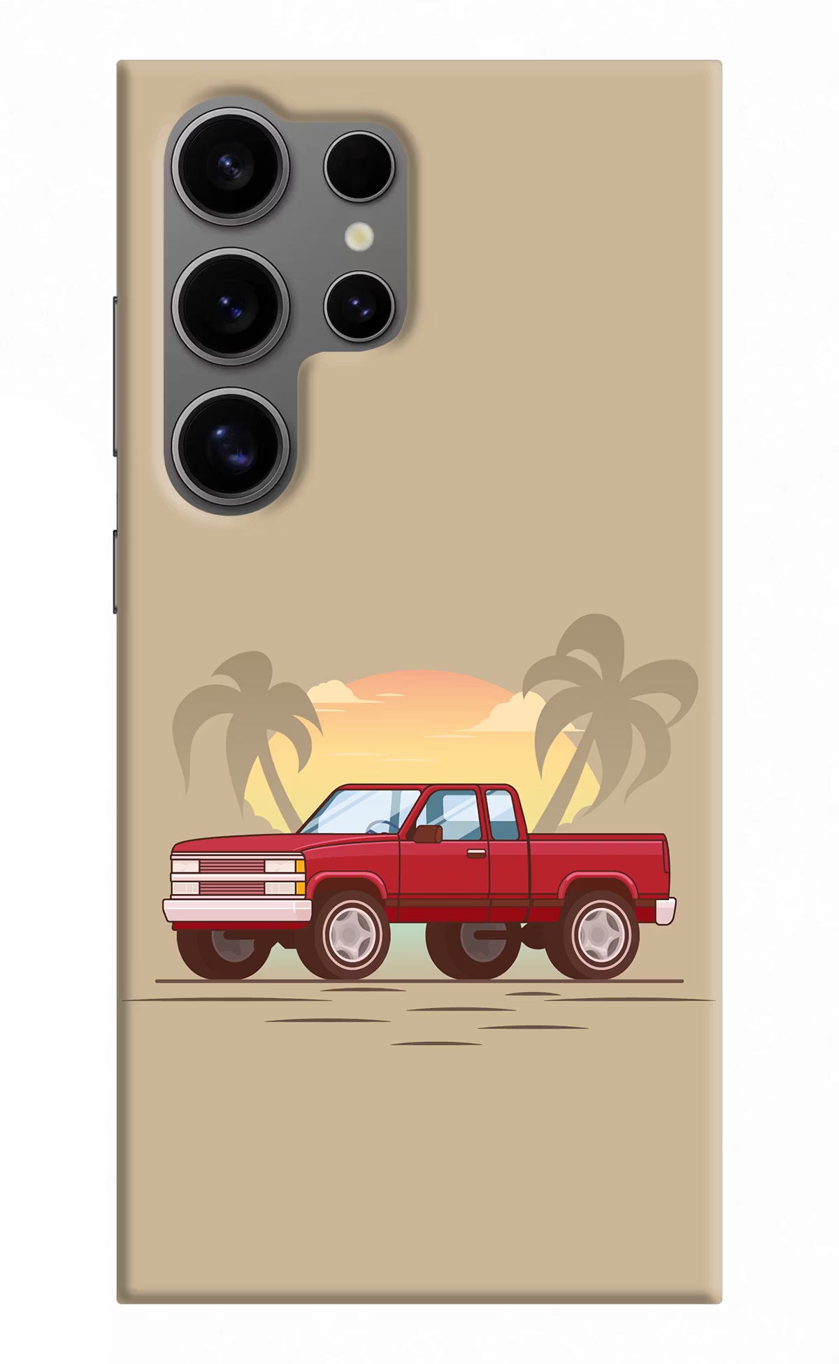 Desert Classic Drive Samsung S24 Ultra Hard Case Back Cover by Casekaro