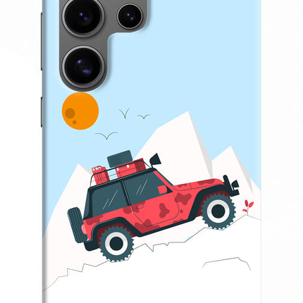 Mountain Trail Beast Samsung S24 Ultra Hard Case Back Cover by Casekaro