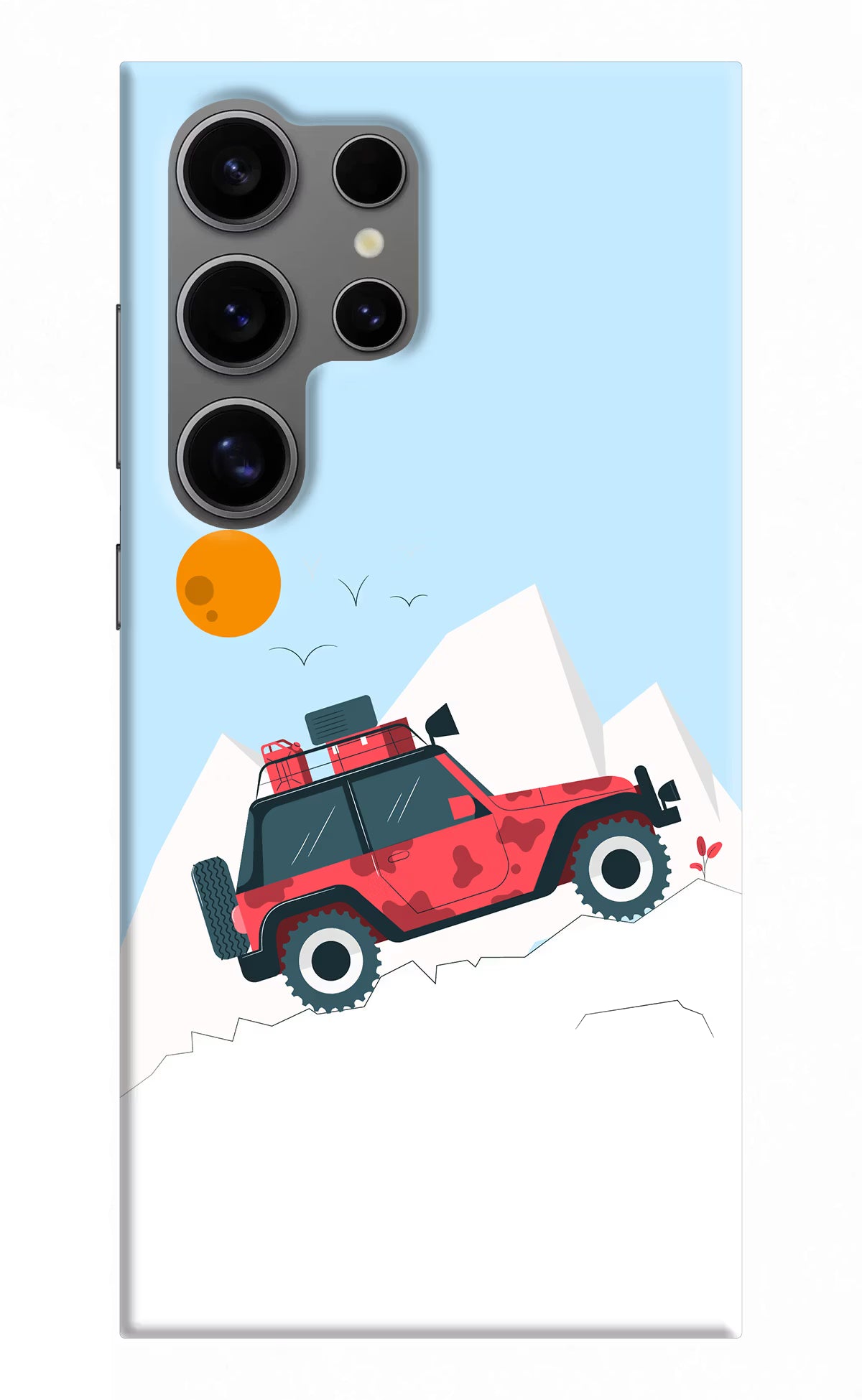 Mountain Trail Beast Samsung S24 Ultra Hard Case Back Cover by Casekaro