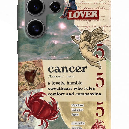 Cancer Zodiac Samsung S24 Ultra Hard Case Back Cover by Casekaro