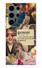 Gemini Zodiac Samsung S24 Ultra Hard Case Back Cover by Casekaro