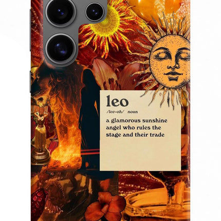 Leo Zodiac Samsung S24 Ultra Hard Case Back Cover by Casekaro