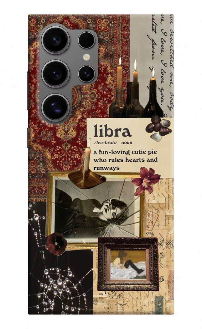 Libra Zodiac Samsung S24 Ultra Hard Case Back Cover by Casekaro