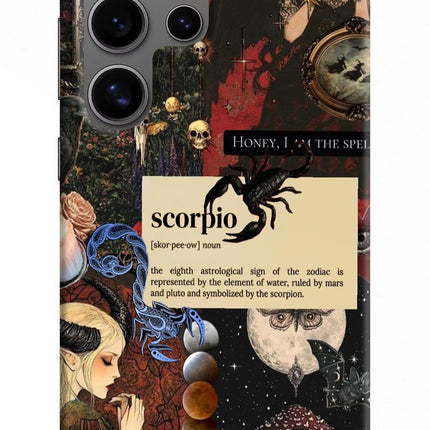 Scorpio Zodiac Samsung S24 Ultra Hard Case Back Cover by Casekaro