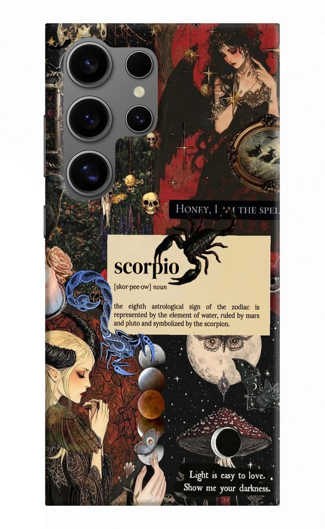 Scorpio Zodiac Samsung S24 Ultra Hard Case Back Cover by Casekaro
