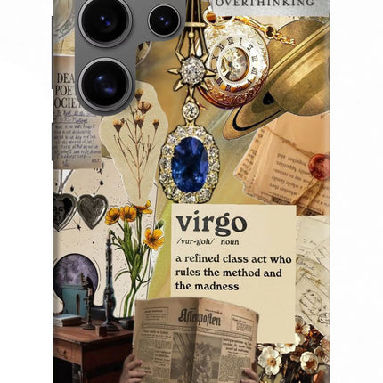 Virgo Zodiac Samsung S24 Ultra Hard Case Back Cover by Casekaro