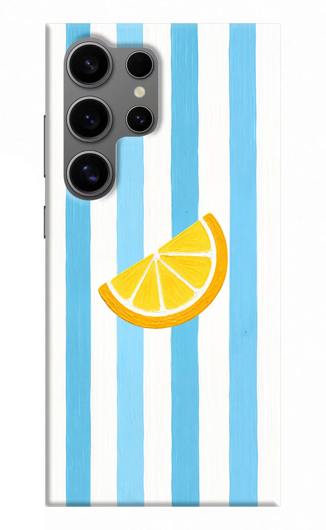 Summer Lemon Samsung S24 Ultra Hard Case Back Cover by Casekaro