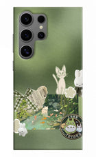 Aesthetic anime Samsung S24 Ultra Hard Case Back Cover by Casekaro
