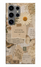 Vintage case Samsung S24 Ultra Hard Case Back Cover by Casekaro