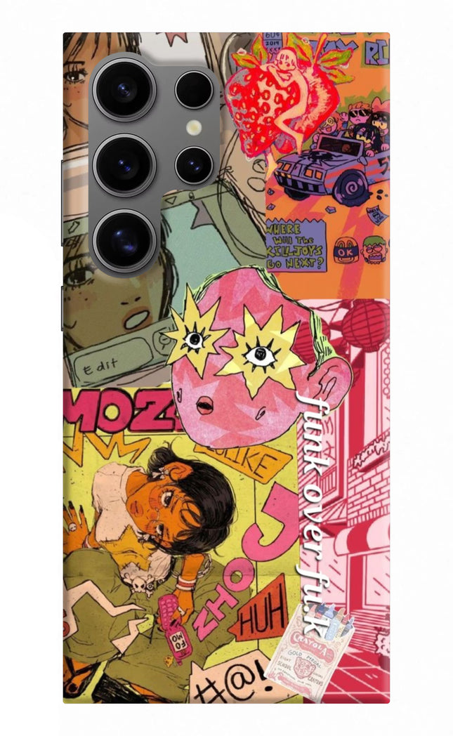 Funkover Samsung S24 Ultra Hard Case Back Cover by Casekaro