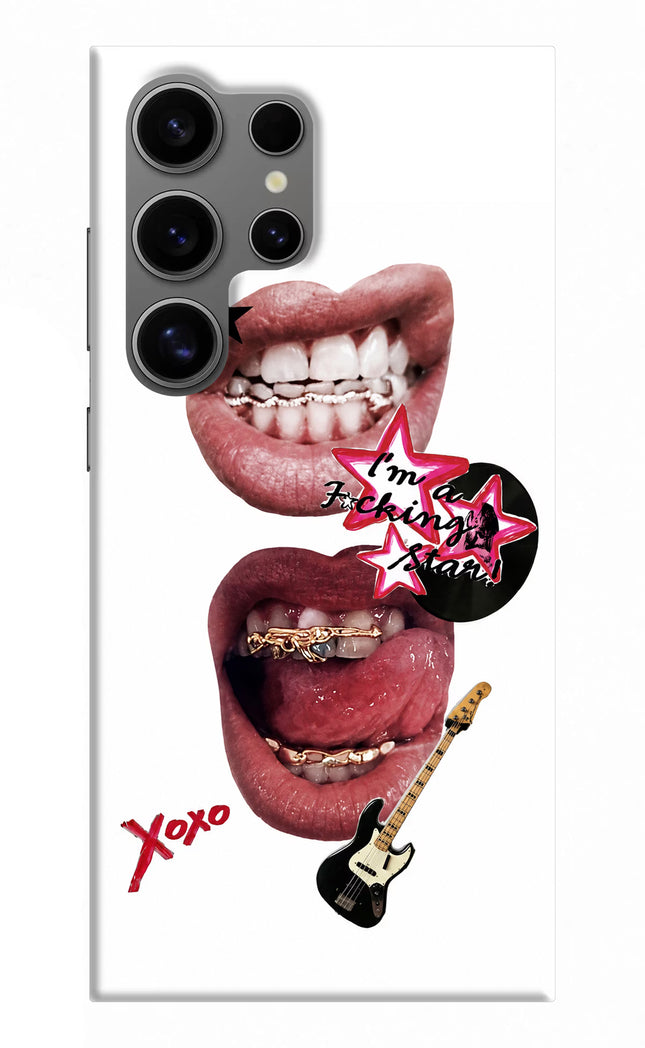 Rockstar Samsung S24 Ultra Hard Case Back Cover by Casekaro