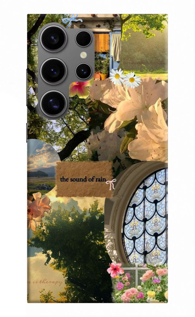 Rain Samsung S24 Ultra Hard Case Back Cover by Casekaro