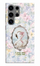 Pretty Mind Pretty Soul Samsung S24 Ultra Hard Case Back Cover by Casekaro