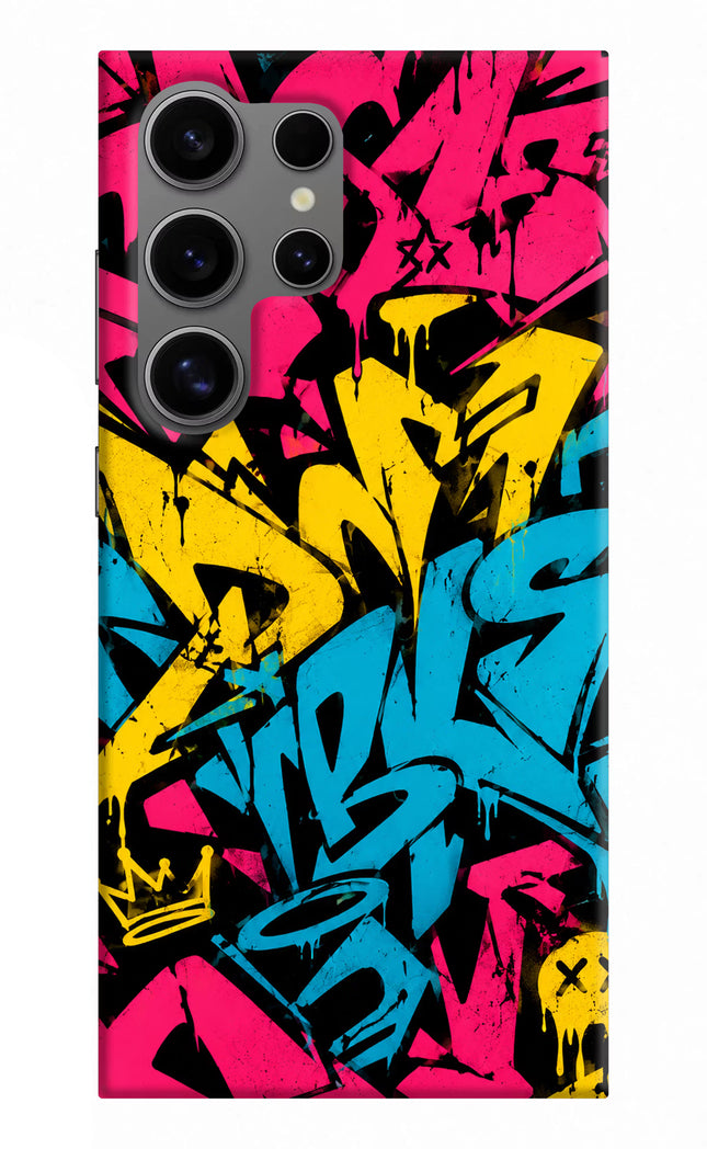Graffiti Vibe Samsung S24 Ultra Hard Case Back Cover by Casekaro