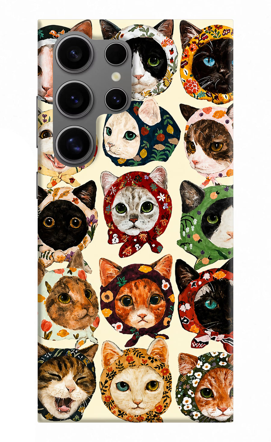 Cool Cat Samsung S24 Ultra Back Cover, Hard case
