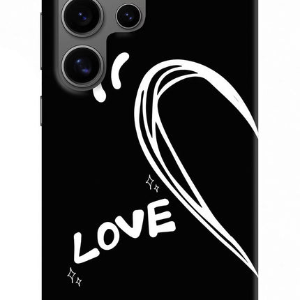 Love Line Samsung S24 Ultra Hard Case Back Cover by Casekaro
