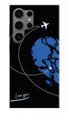 Love Orbit Samsung S24 Ultra Hard Case Back Cover by Casekaro