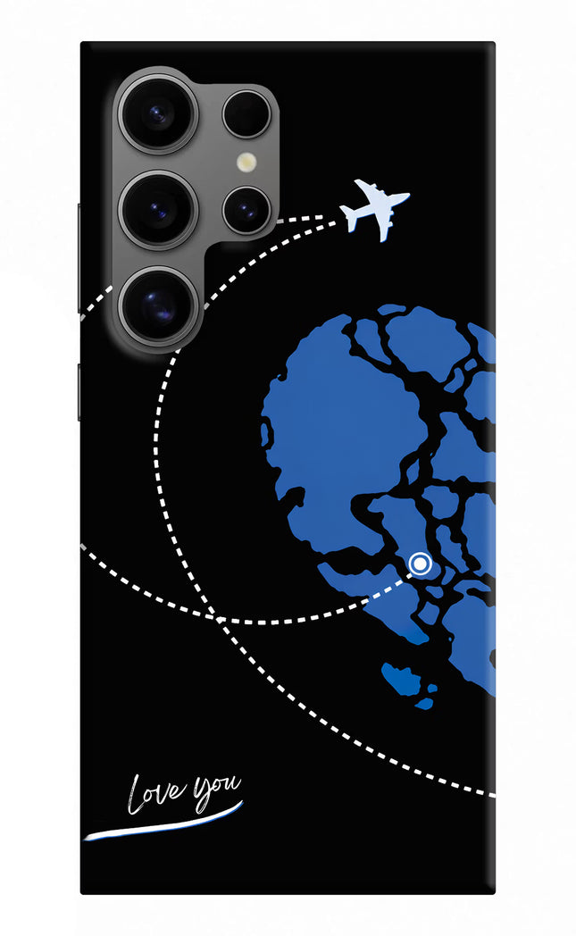 Love Orbit Samsung S24 Ultra Hard Case Back Cover by Casekaro